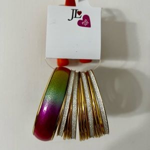 Set of plus size 13 bracelets